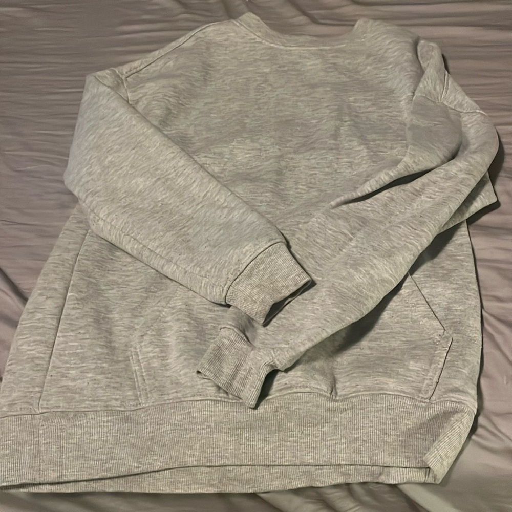 Heather grey basic sweater